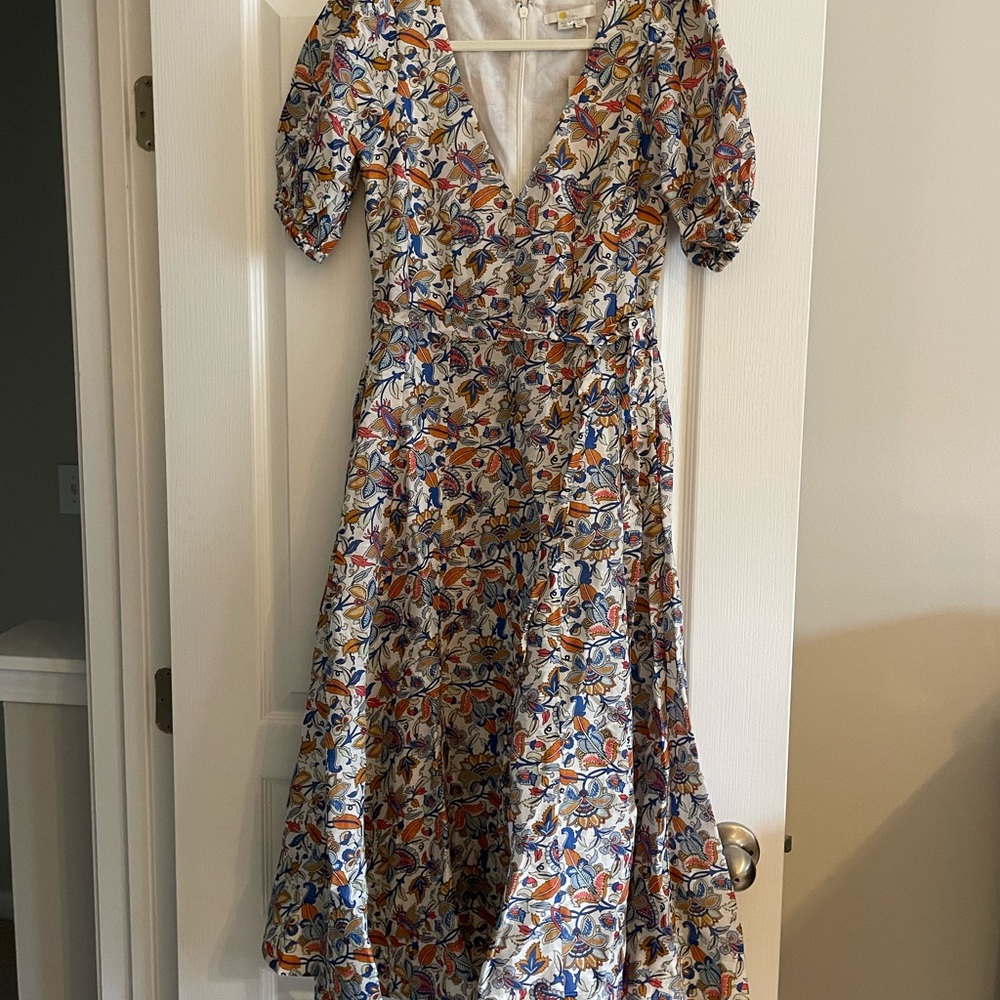 Boden midi dress with full skirt